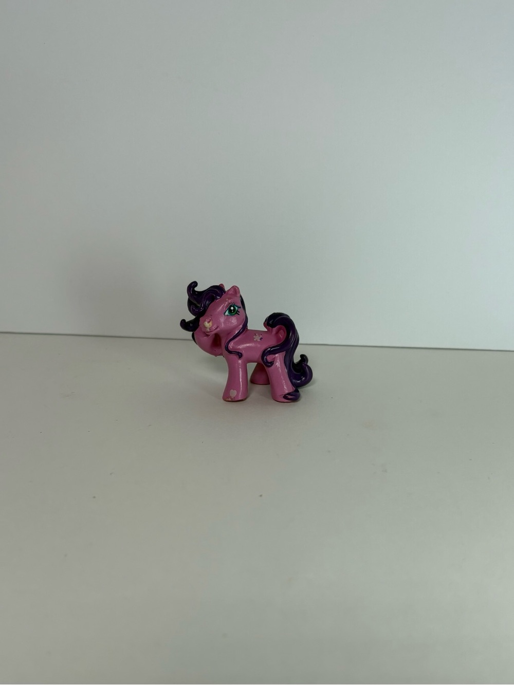 Vintage My Little Pony G3 Cheerilee Mini Figure 1” Pink Ponyville Collectible